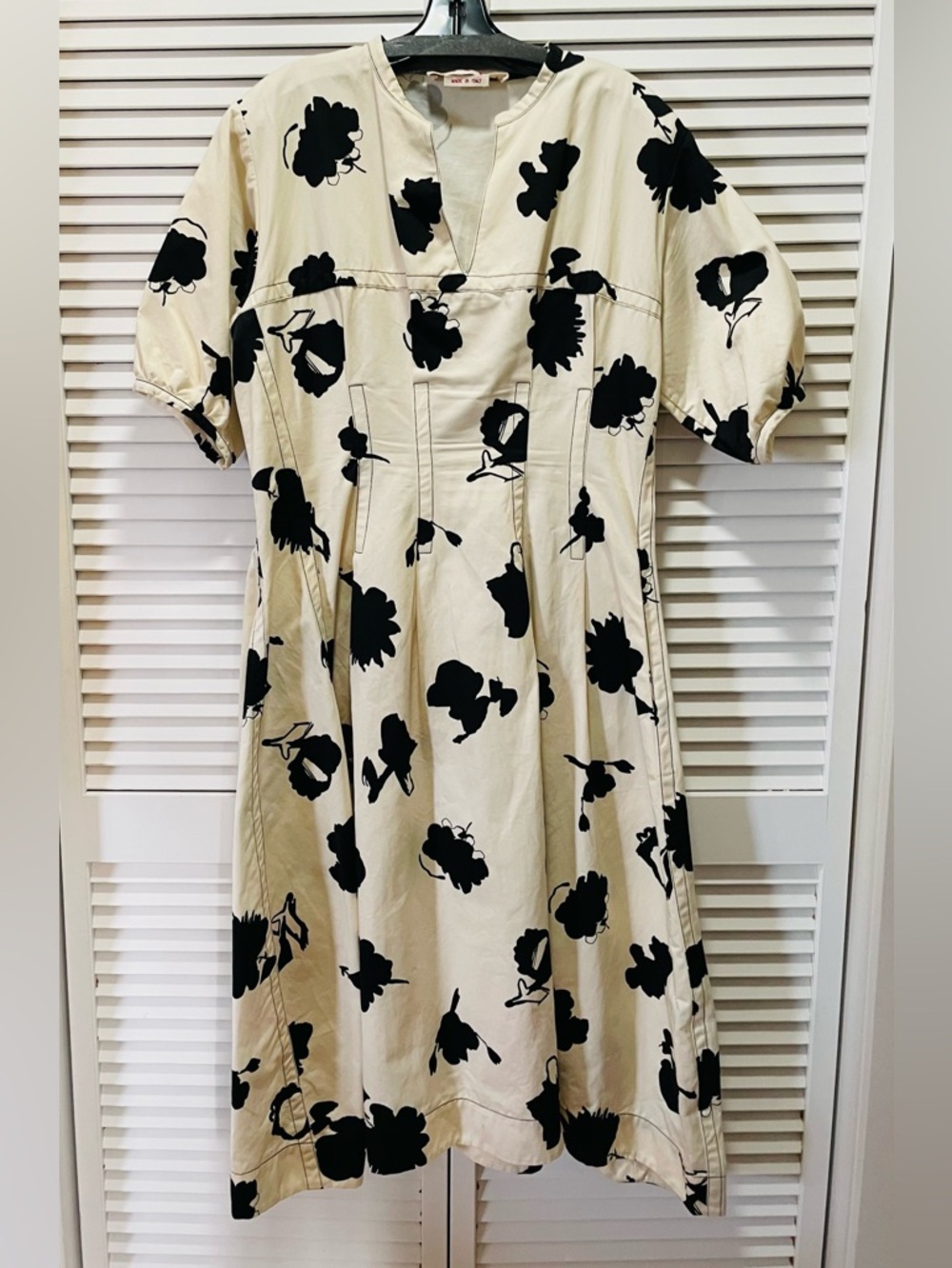 Marni Floral Gabardine Dress - Picture 4 of 8